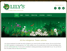 Tablet Screenshot of lilyssweets.com